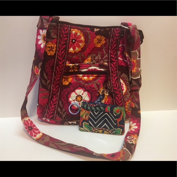 Vera Bradley Handbags - Vera Bradley Hipster and Zip ID Case!